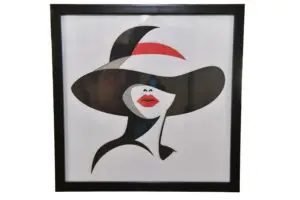 Silhouette au chapeau