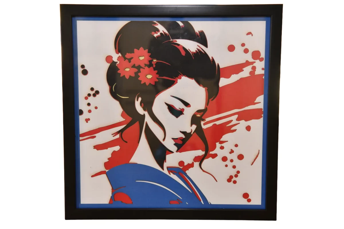 multicouches-papier-geisha-02.jpg Geisha aux fleurs rouges