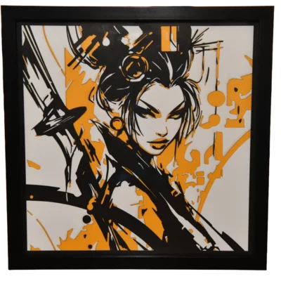 multicouches-papier-geisha-03.jpg Femme samouraï