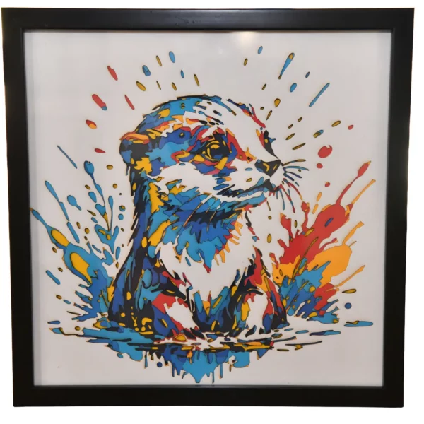Loutre colorée