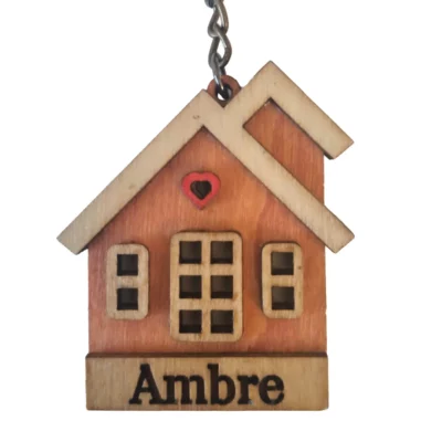 Porte‑clé maison – Personnalisable en ligne